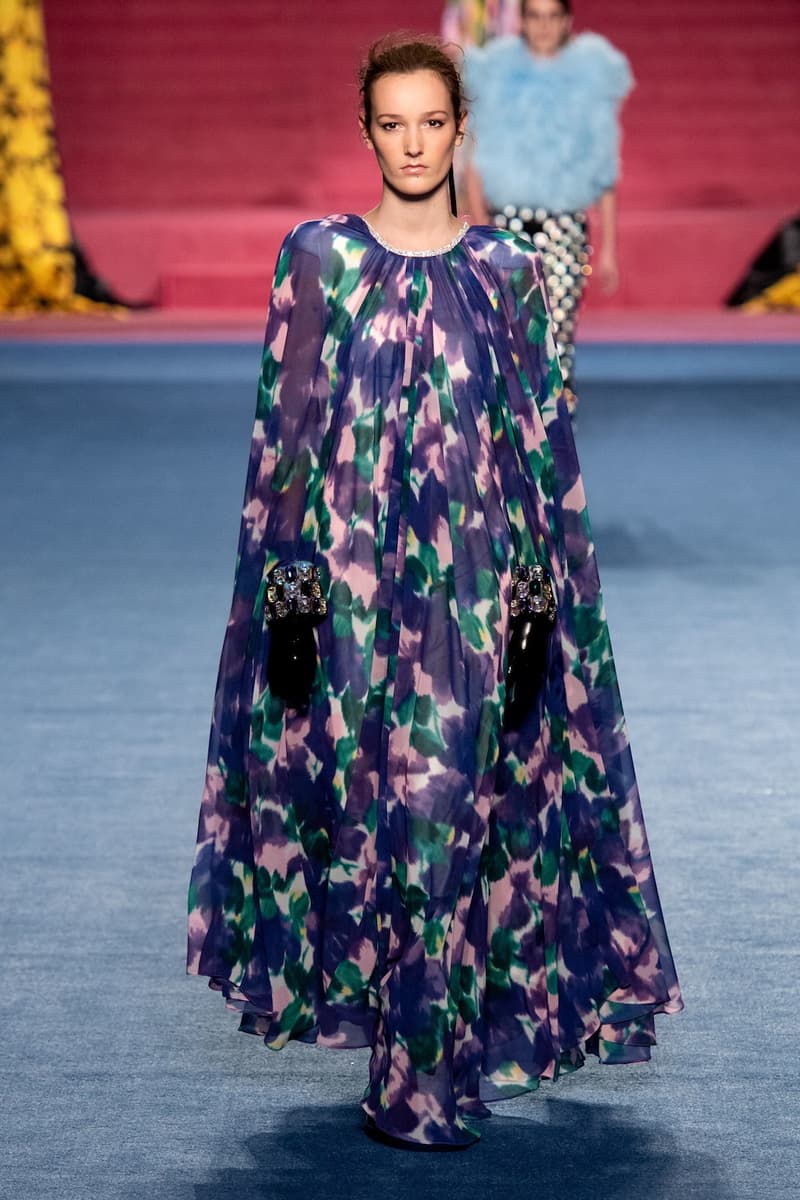 richard quinn london fashion week lfw fall winter collection dresses