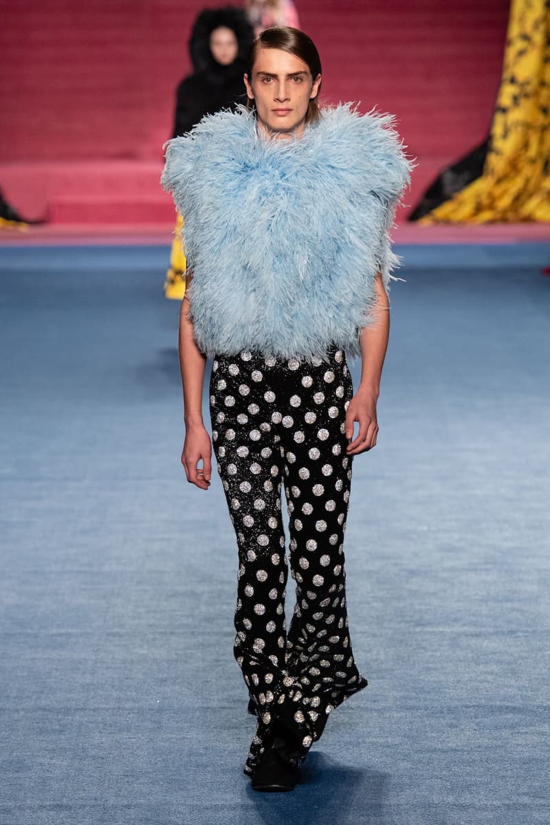 richard quinn london fashion week lfw fall winter collection dresses