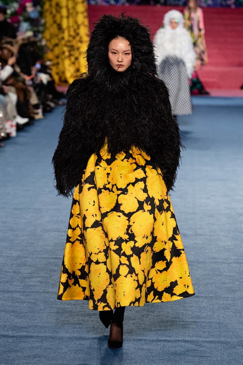 richard quinn london fashion week lfw fall winter collection dresses
