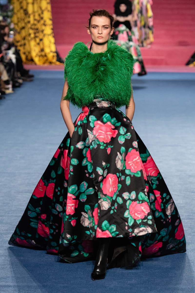 richard quinn london fashion week lfw fall winter collection dresses