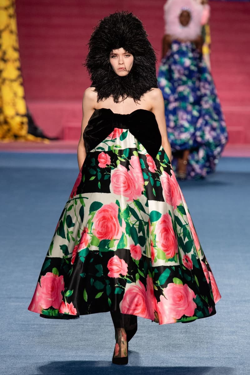 richard quinn london fashion week lfw fall winter collection dresses