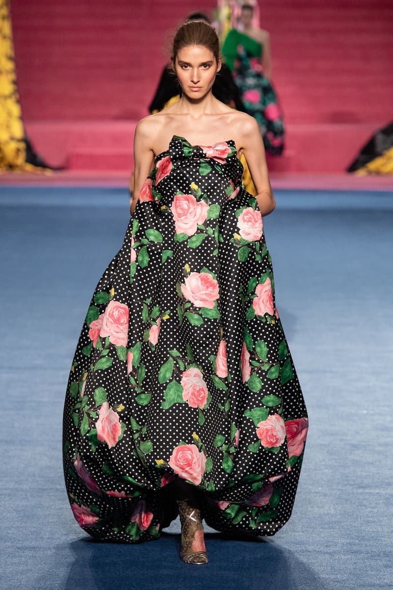richard quinn london fashion week lfw fall winter collection dresses
