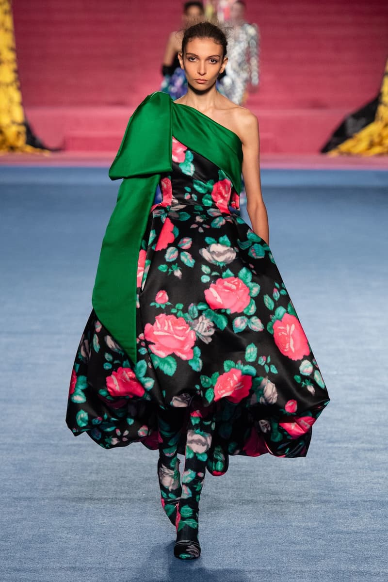 richard quinn london fashion week lfw fall winter collection dresses