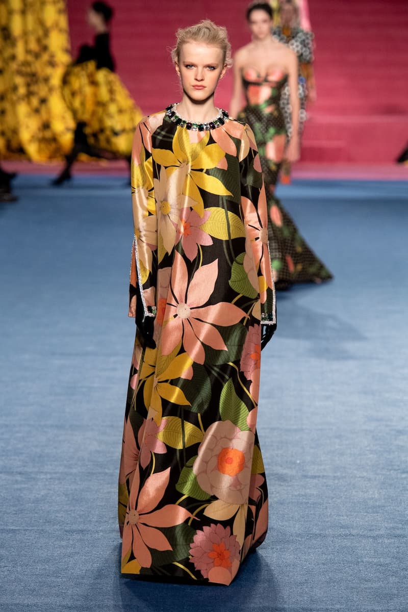 richard quinn london fashion week lfw fall winter collection dresses