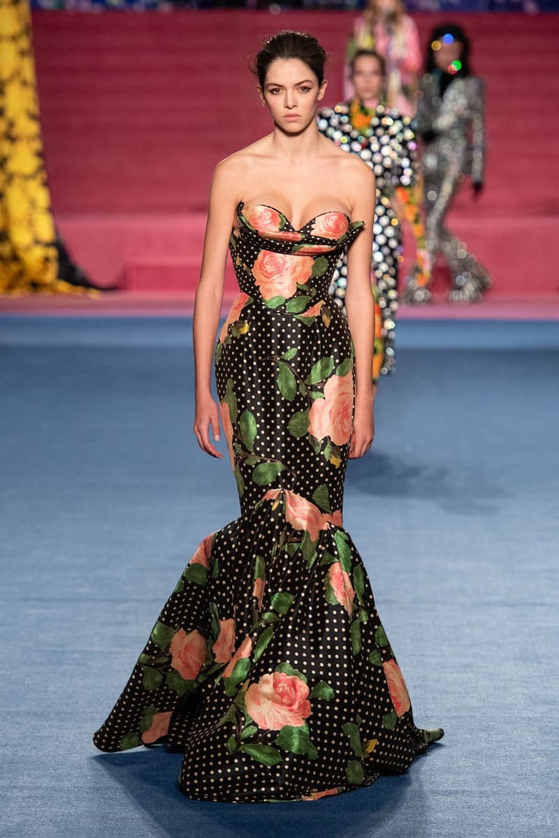 richard quinn london fashion week lfw fall winter collection dresses