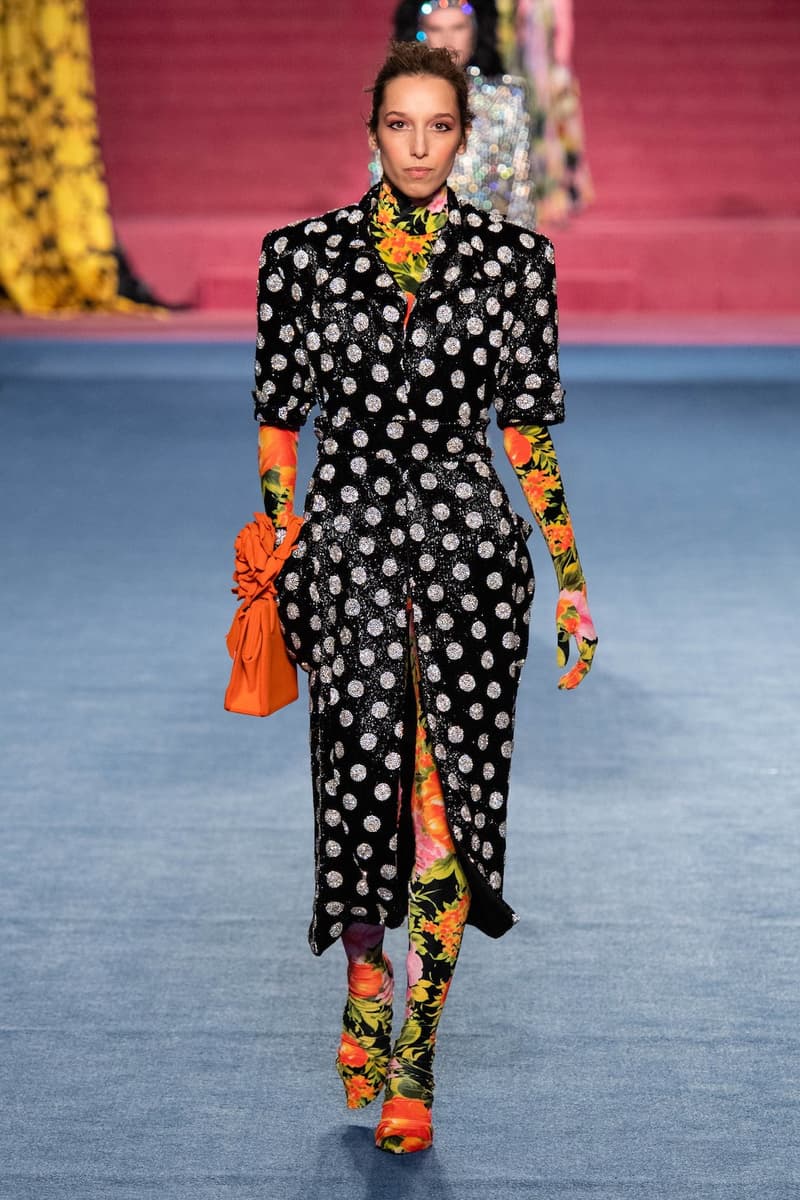 richard quinn london fashion week lfw fall winter collection dresses