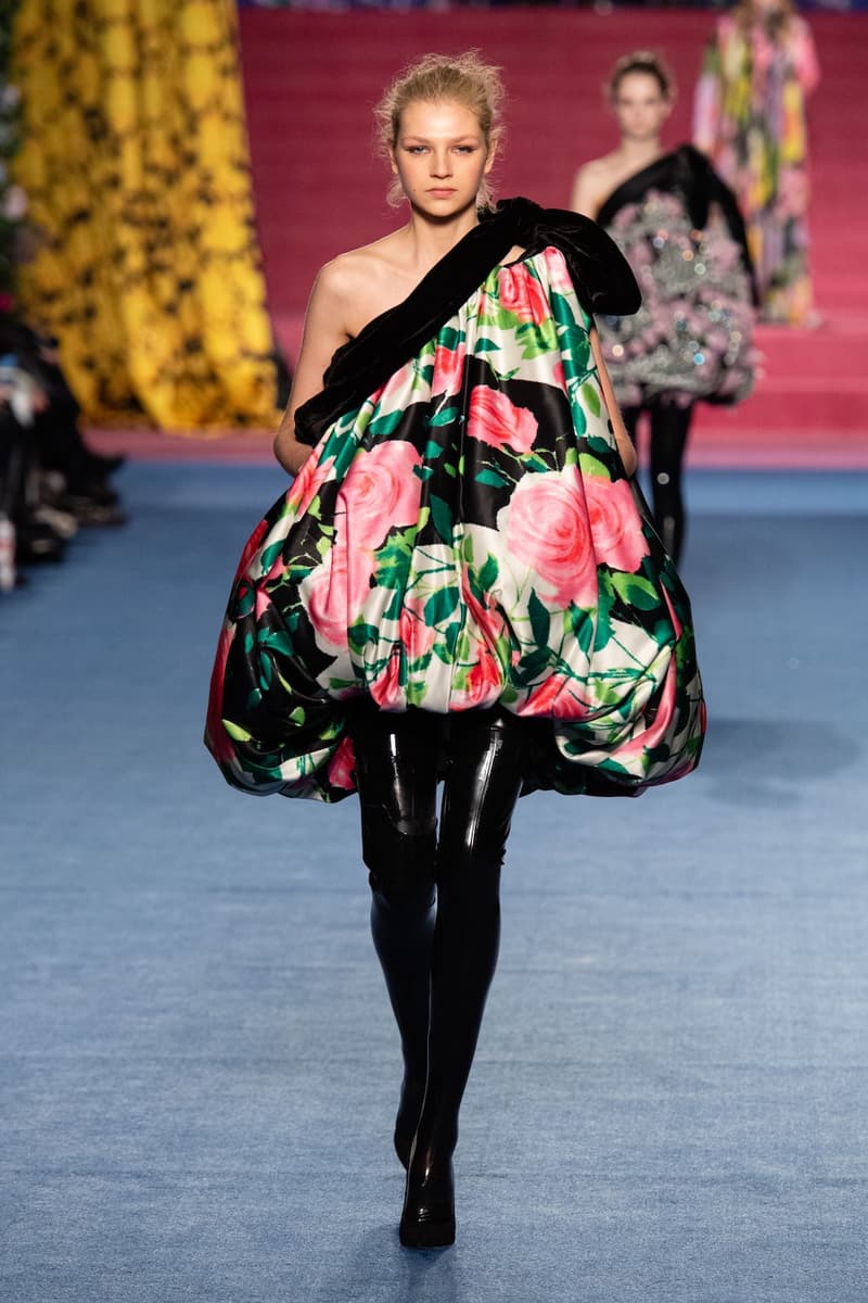 richard quinn london fashion week lfw fall winter collection dresses