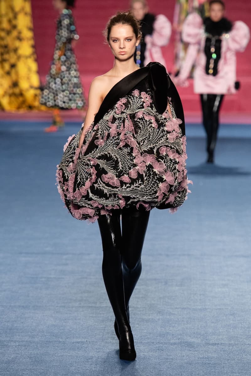 richard quinn london fashion week lfw fall winter collection dresses
