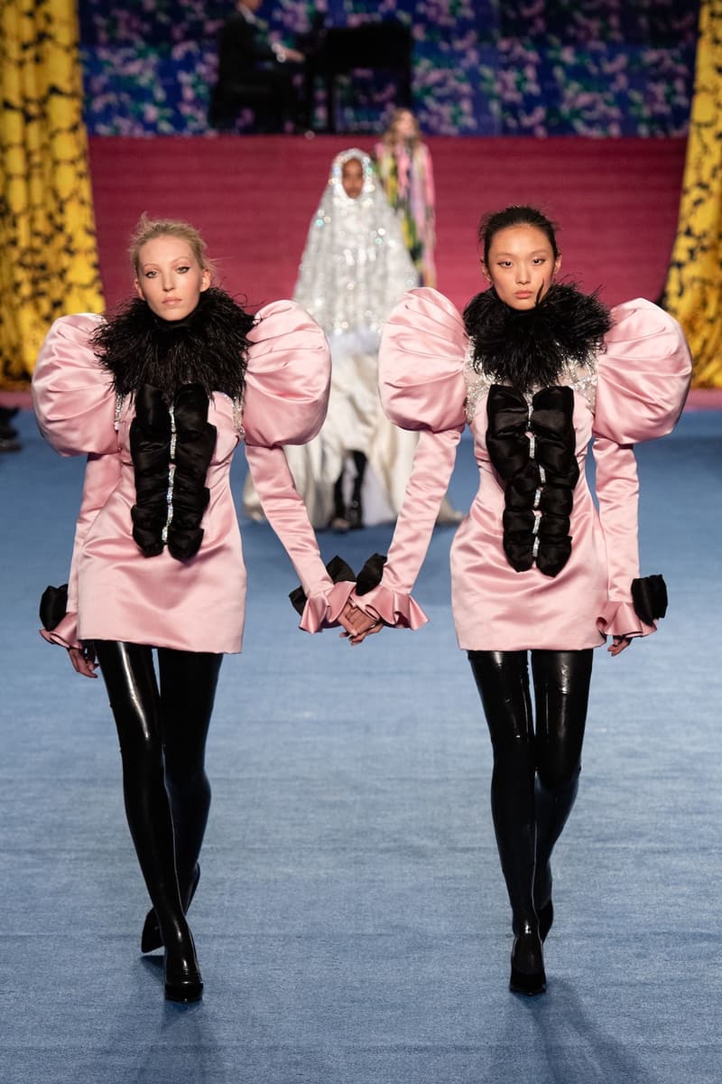 richard quinn london fashion week lfw fall winter collection dresses