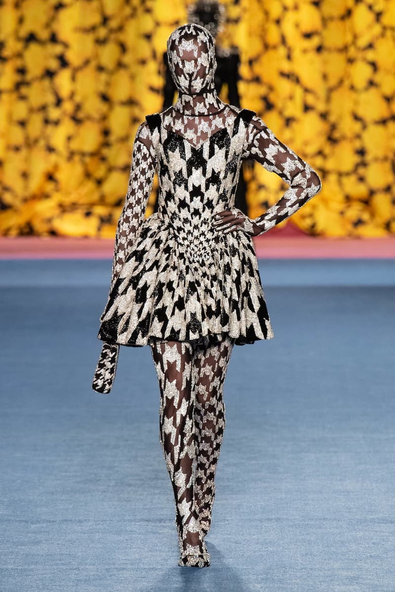 richard quinn london fashion week lfw fall winter collection dresses