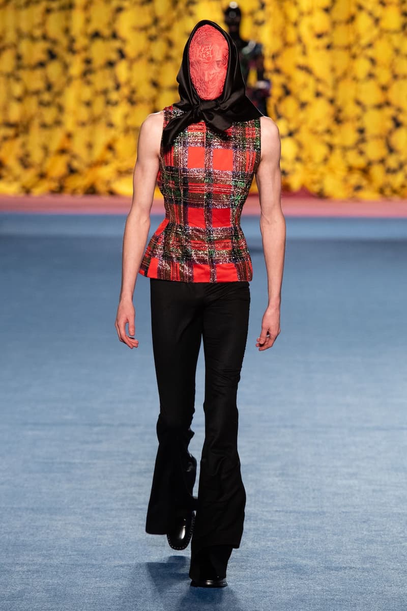 richard quinn london fashion week lfw fall winter collection dresses