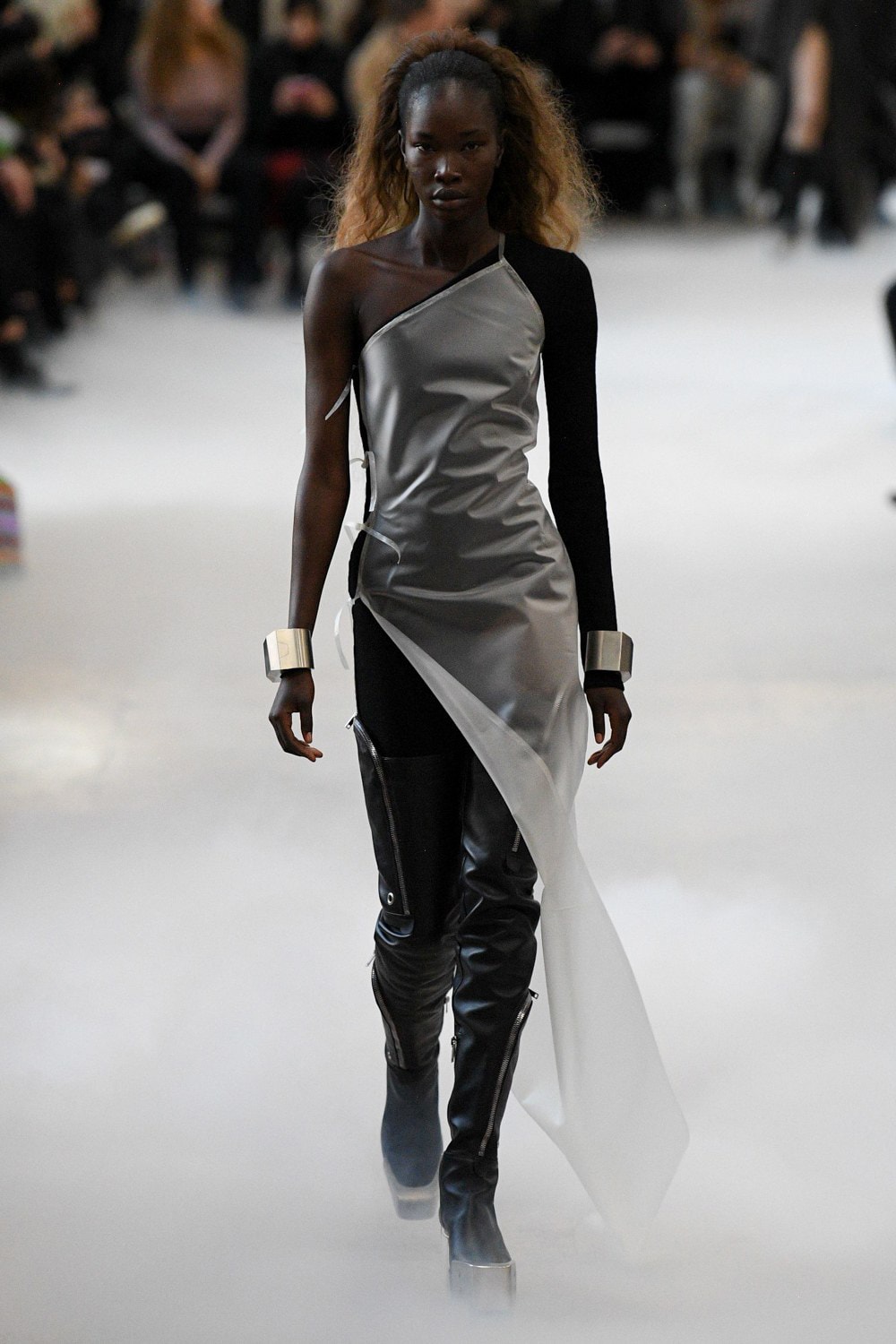 Rick Owens Fall/Winter 2020 Collection Runway Show Plastic Clear Dress