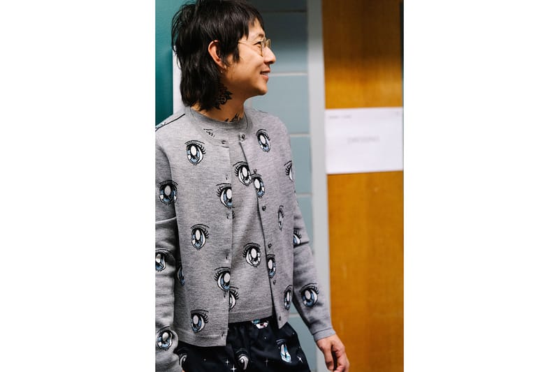 sandy liang post cardigan
