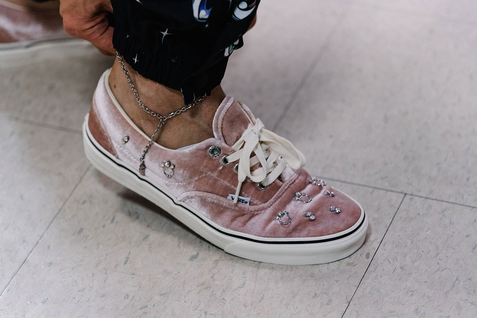 sandy liang fall winter backstage runway vans authentic collaboration nyfw new york fashion week
