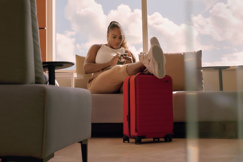 Serena Williams x Away Suitcase Collaboration Collection The Expandable Carry On