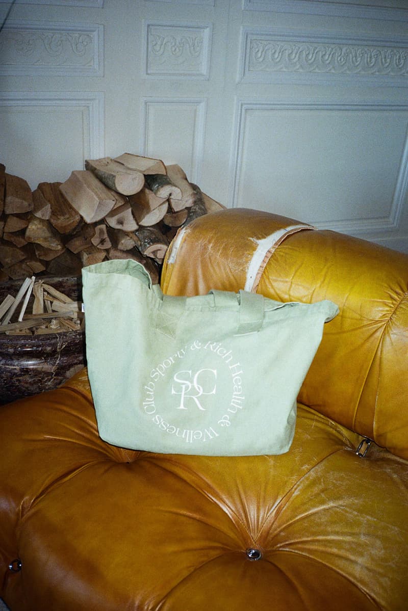 sporty and rich emily oberg hbxwm capsule release info tote bags caps sweatshirts henrik purienne