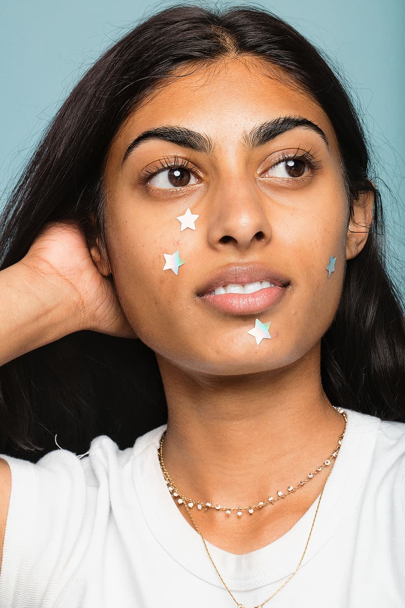 starface hydro cyber star pimple acne patches skincare stickers metallic silver