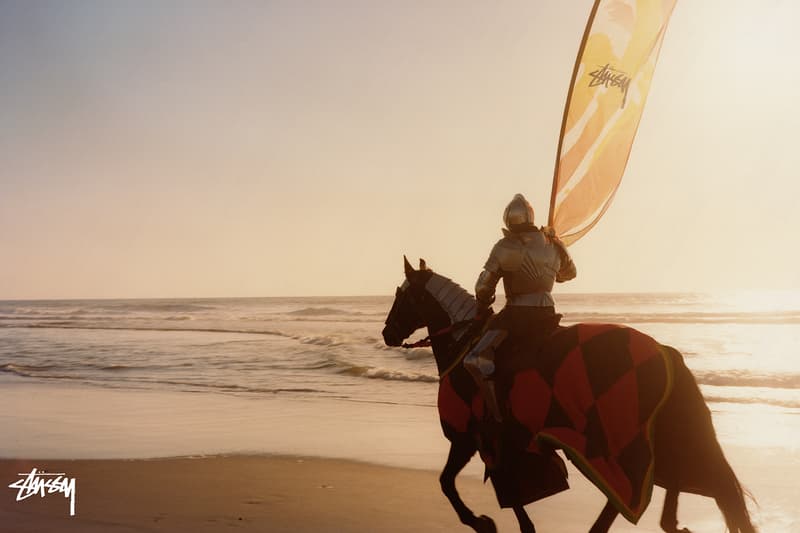 stussy spring 2020 californian knights campaign joust duel surrealism