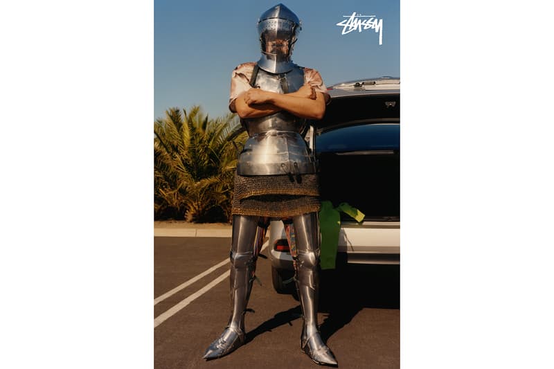 stussy spring 2020 californian knights campaign joust duel surrealism