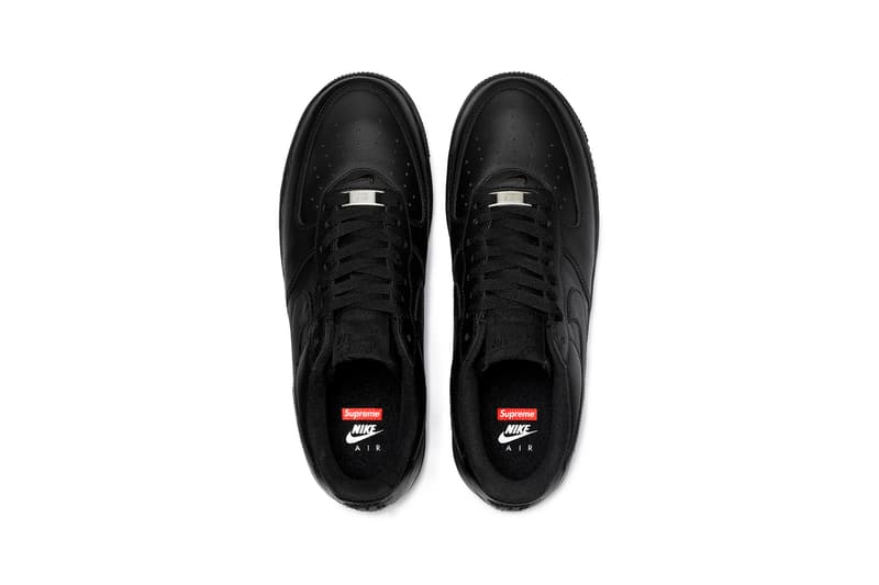 Supreme x Nike Air Force 1 Low Black