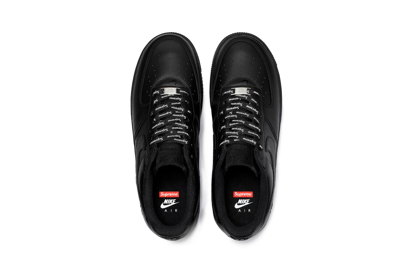 Supreme x Nike Air Force 1 Low Black