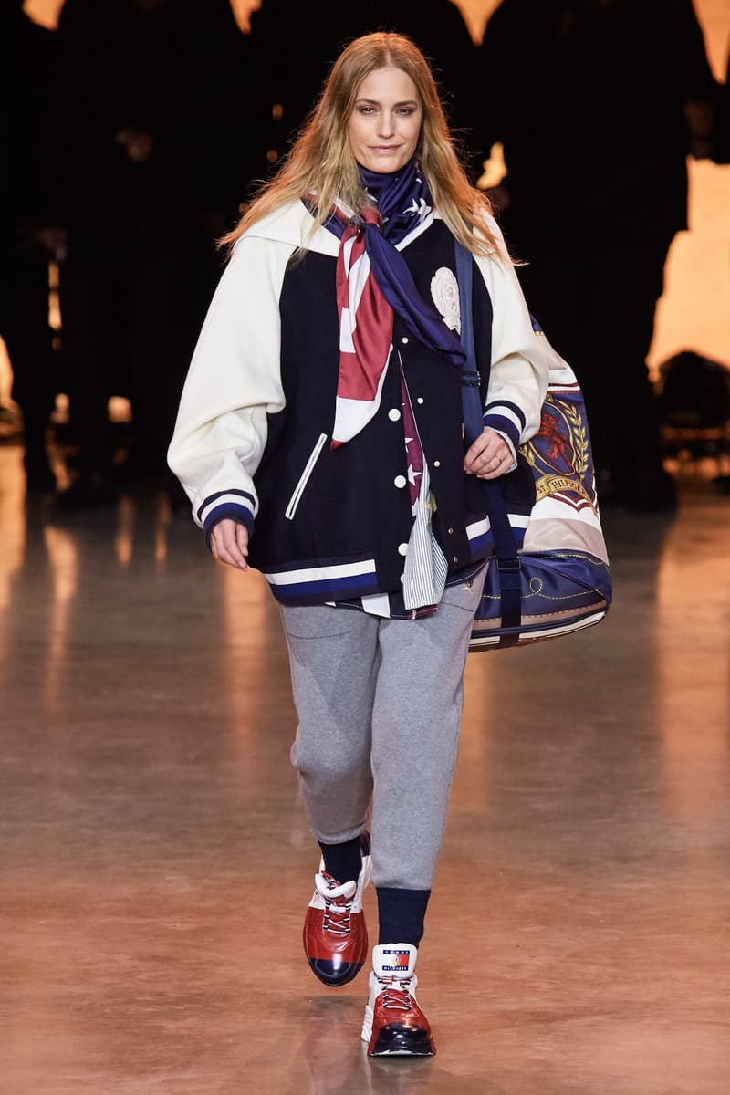 tommy hilfiger tommynow parris goebel london fashion week spring summer collection naomi campbell img models