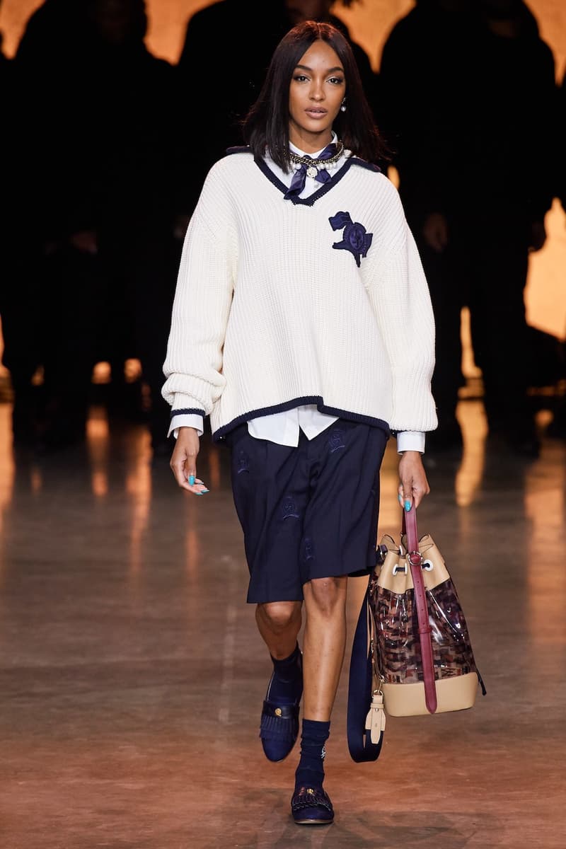 tommy hilfiger tommynow parris goebel london fashion week spring summer collection naomi campbell img models