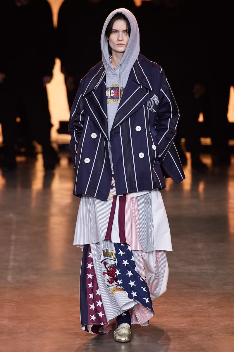 tommy hilfiger tommynow parris goebel london fashion week spring summer collection naomi campbell img models