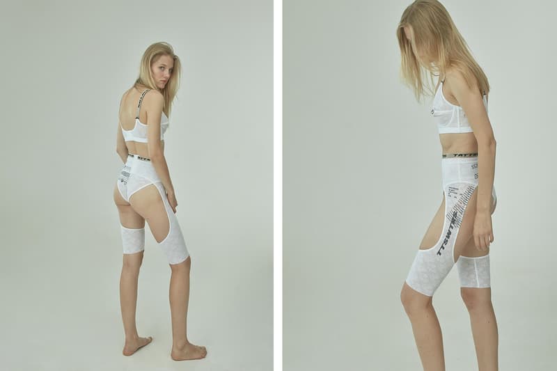 TTSWTRS Spring/Summer 2020 Collection Lookbook Babushka Bra Briefs White