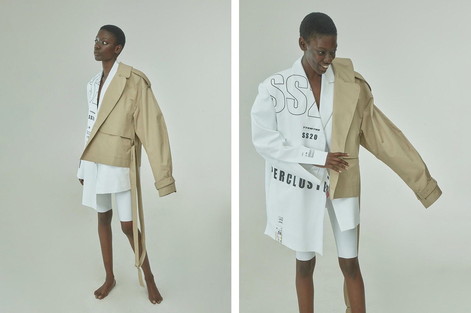 TTSWTRS Spring/Summer 2020 Collection Lookbook Jacket With Half Coat