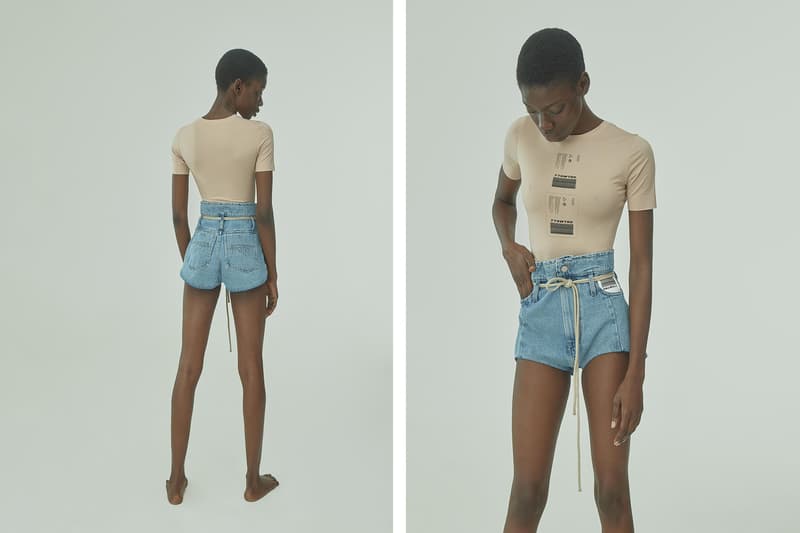 TTSWTRS Spring/Summer 2020 Collection Lookbook Denim Mini Shorts Blue