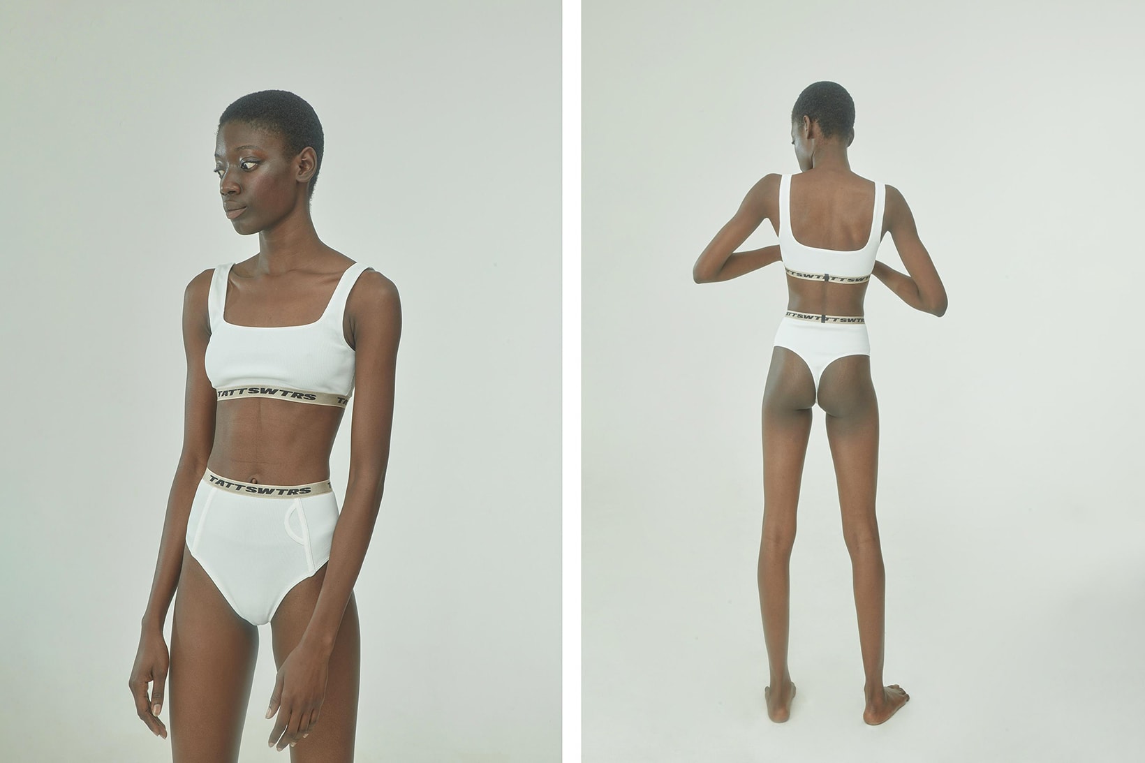 TTSWTRS Spring/Summer 2020 Collection Lookbook Ribbing Top Briefs White