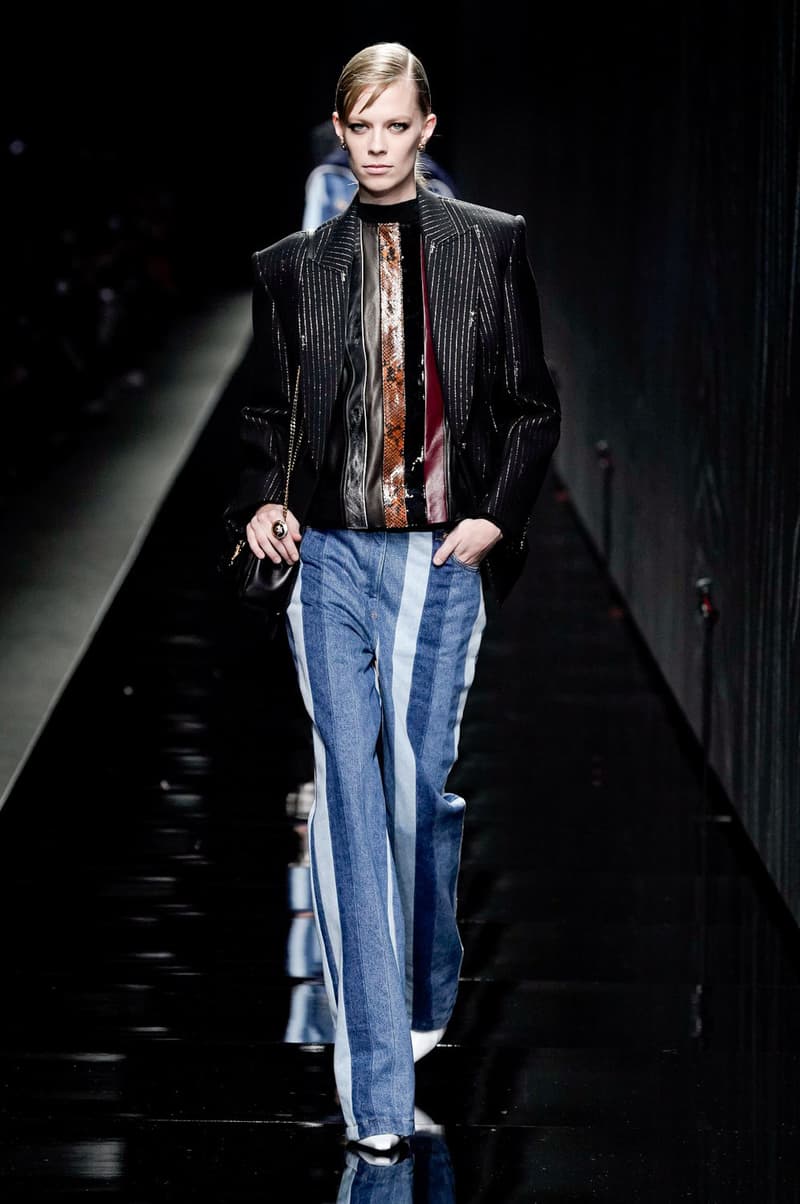 Versace Fall/Winter 2020 Collection Runway Show Jacket Black