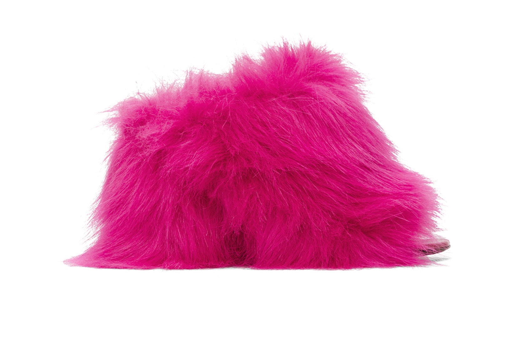 vetements pink faux fur mules heels valentines day gifts 