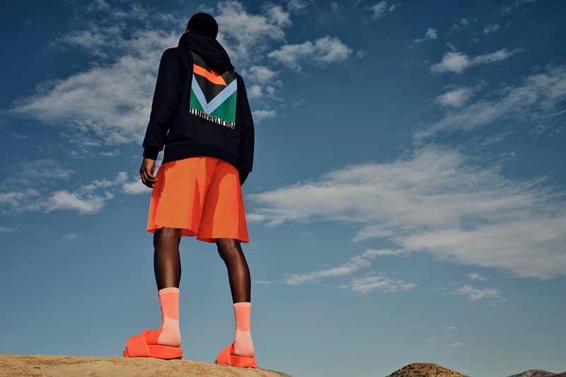 Y-3 Spring Summer 2020 Collection Drop 4 Swim Campaign Adilette Sandals