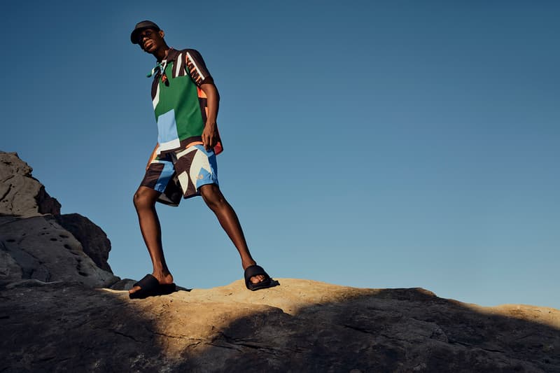 Y-3 Spring Summer 2020 Collection Drop 4 Swim Campaign Adilette Sandals