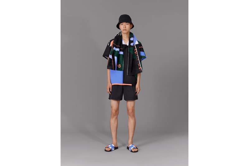 Y-3 Spring Summer 2020 Collection Drop 4 Swim Campaign Adilette Sandals