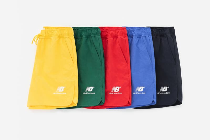 aime leon dore new balance collaboration spring summer outerwear hoodies black blue red green yellow