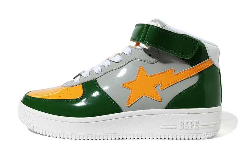 BAPE STA Mid Green Grey Yellow