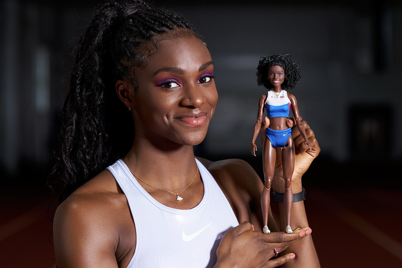 barbie dina asher smith shero doll international womens day dream gap project female empowerment athlete world champion