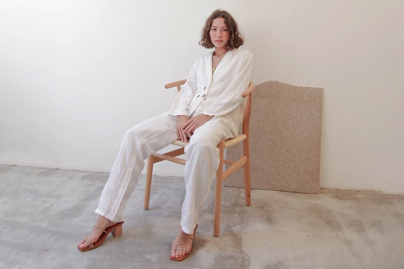 Munimuni filipino philippines fashion brand white blazer pants models minimalist