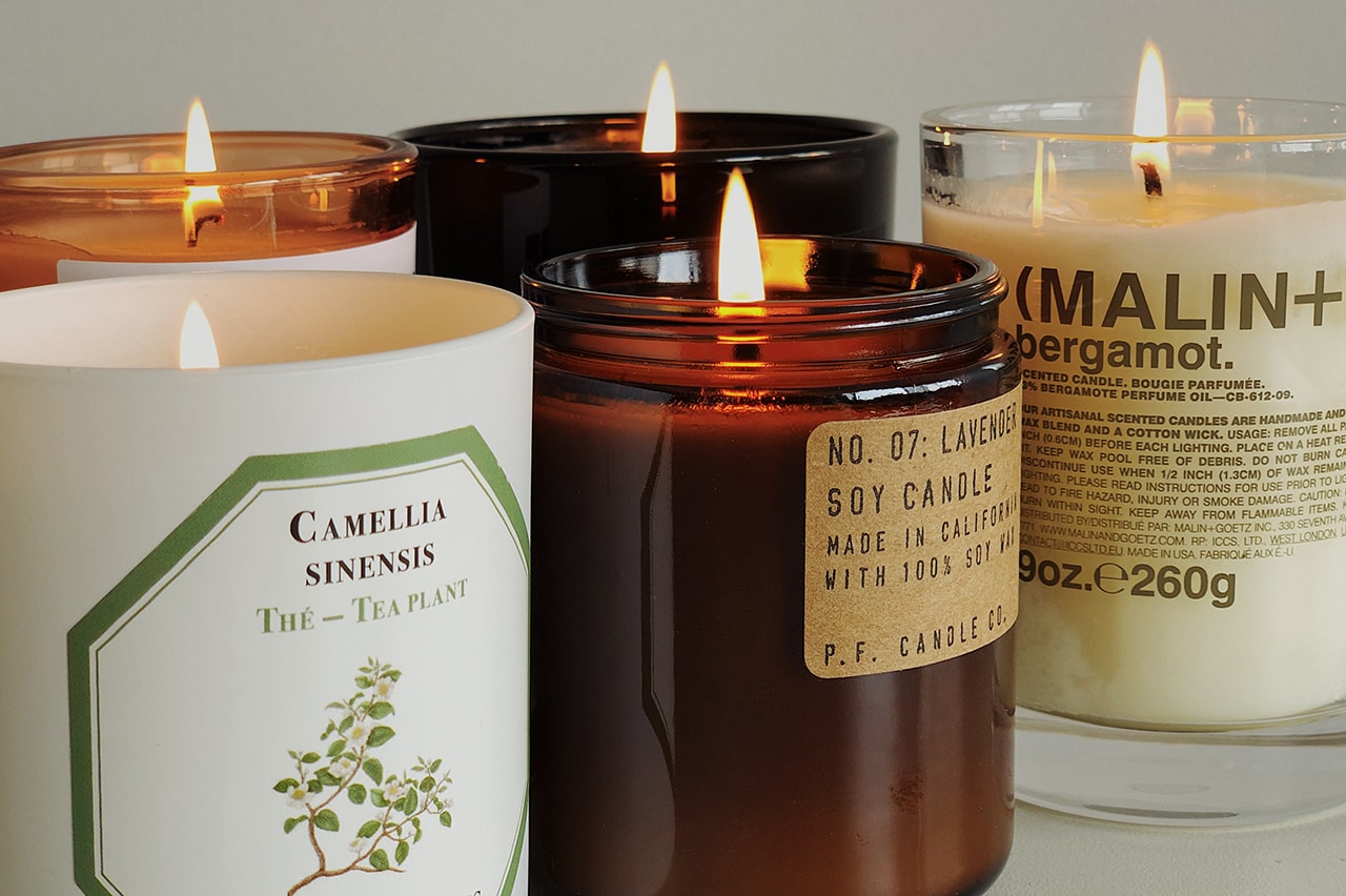 Spring Scented Candles Fragrance Malin Goetz P.F Candle Co Carriere Freres