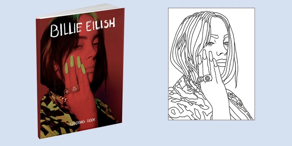 Billie Eilish Coloring Book Unicef Charity Hypebae