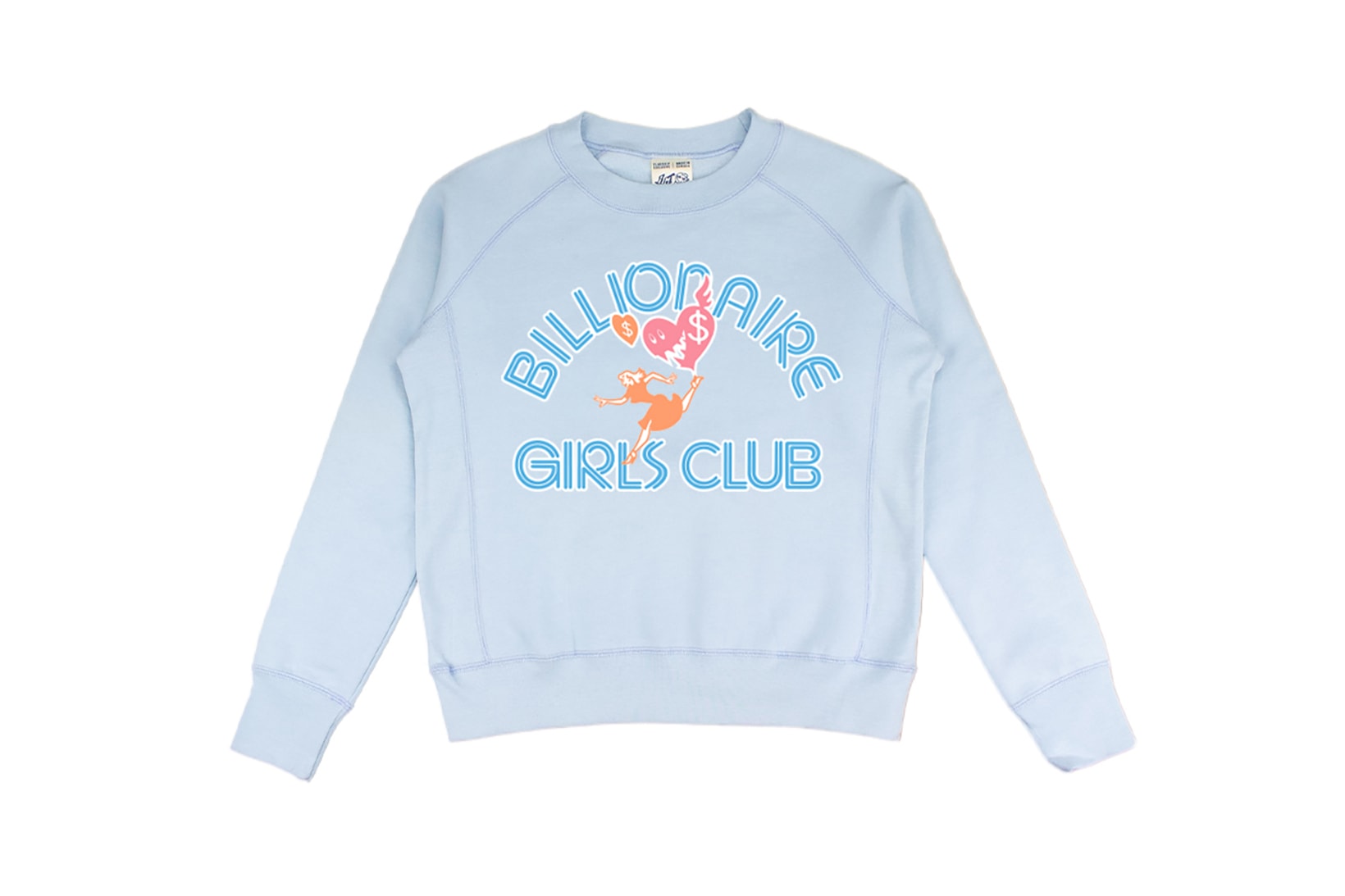 Billionaire Girls Club Relaunch Capsule Collection Sweater Blue
