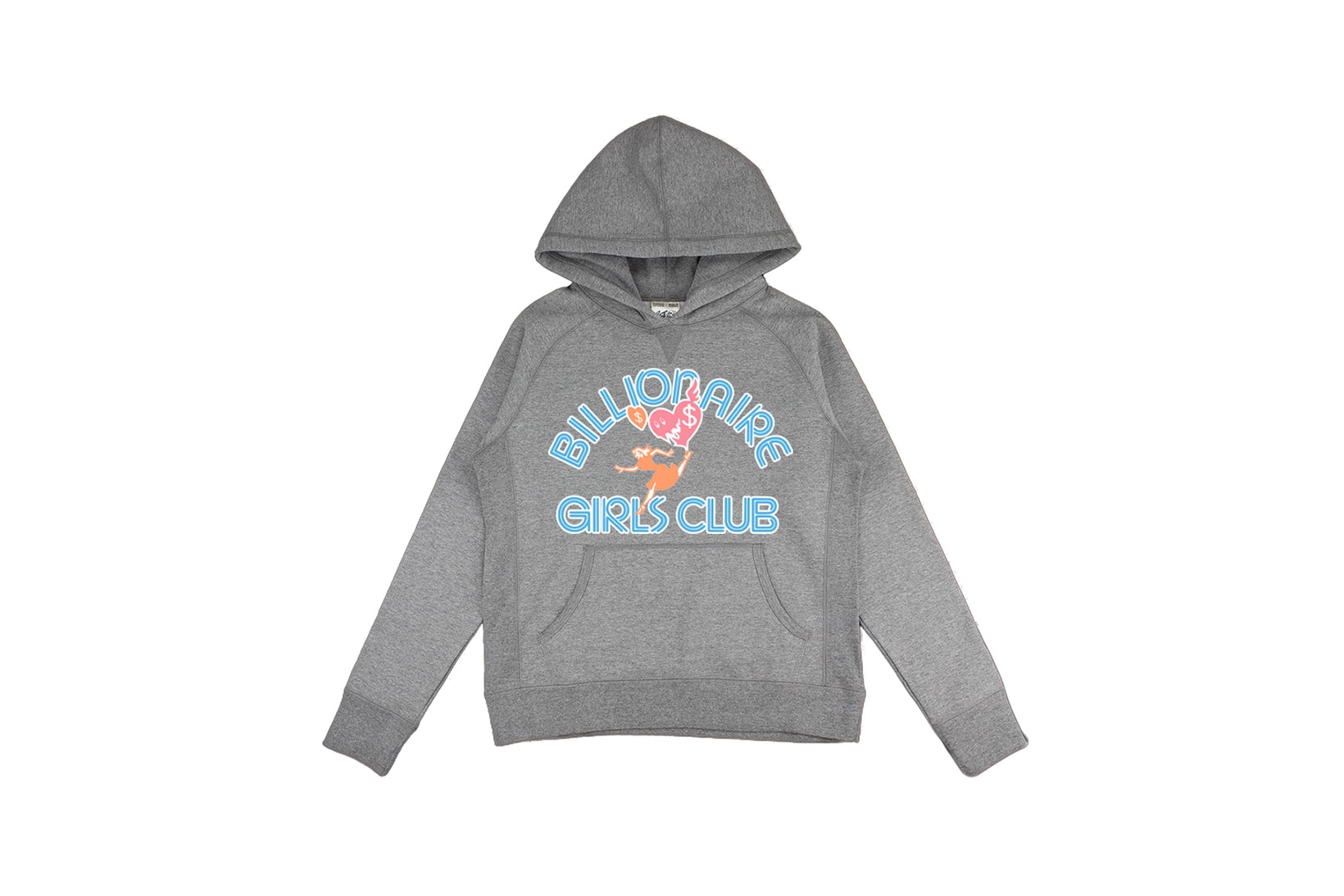 Billionaire Girls Club Relaunch Capsule Collection Hoodie Grey