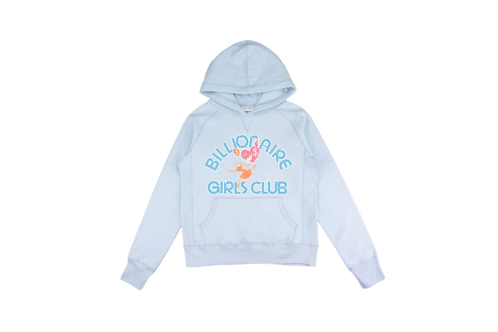 Billionaire Girls Club Relaunch Capsule Collection Hoodie Blue