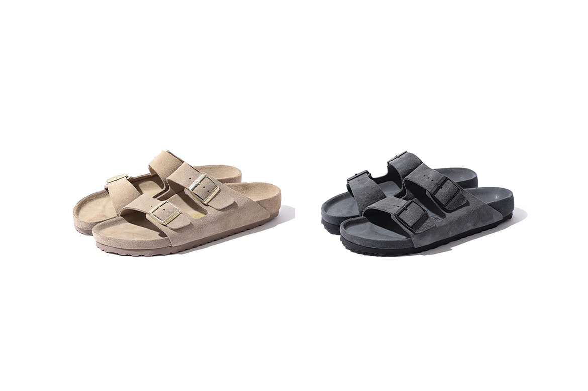 Beams X Birkenstock Taupe Grey Arizona Sandal Hypebae
