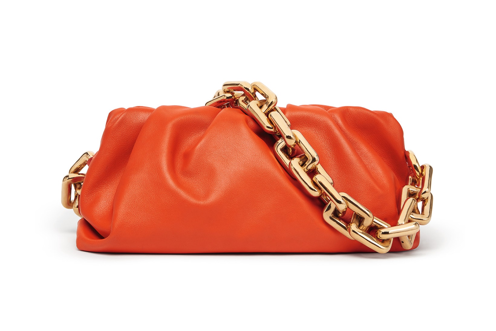 Bottega Veneta Spring/Summer 2020 Chain Pouch Bag Orange