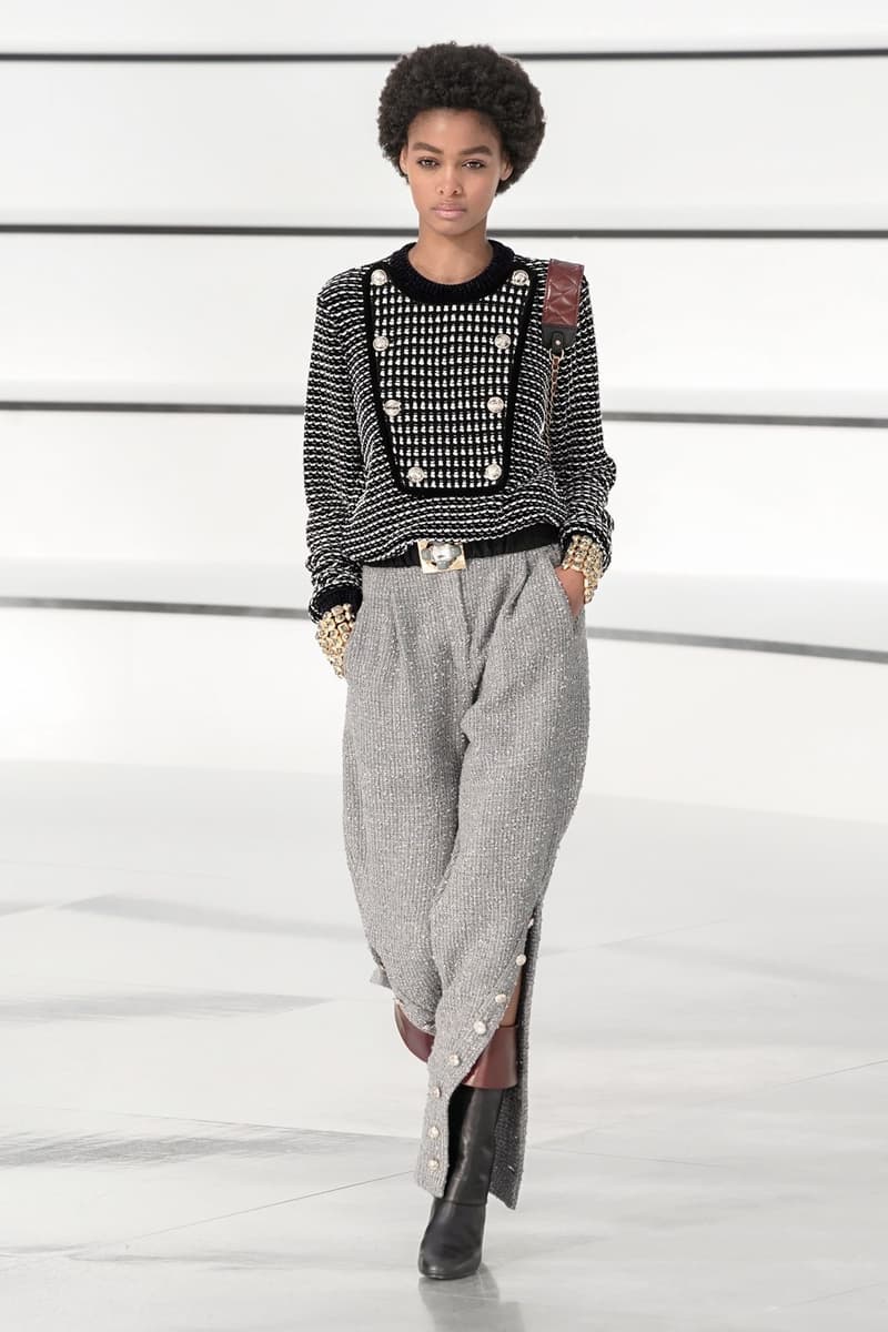 Chanel Fall/Winter 2020 Runway Collection PFW Gigi Hadid Fashion Show