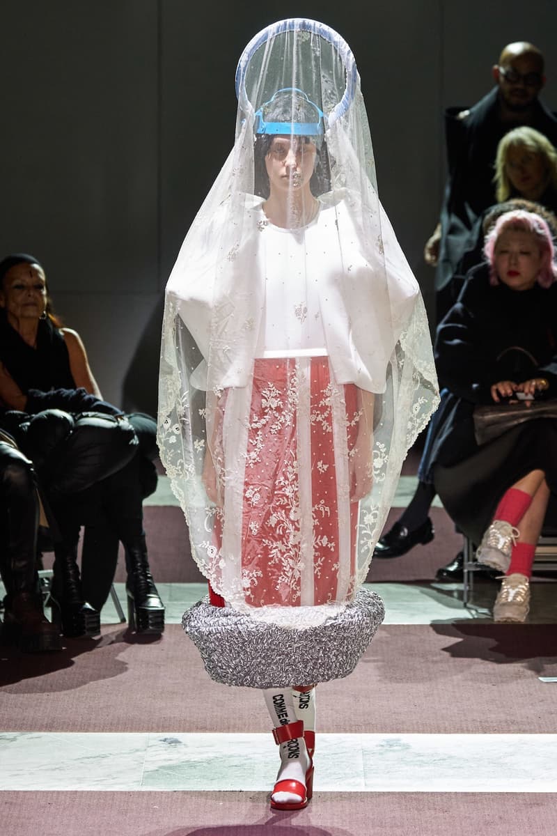 COMME des GARCONS Fall/Winter 2020 Collection Paris Fashion Week Runway Rei Kawakubo